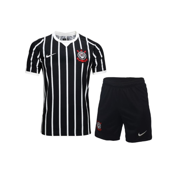 2026-27 SC Corinthians Away Kids Soccer Kits Shirt With Shorts